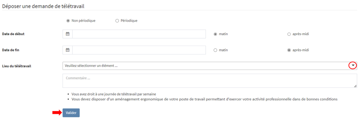 Comment faire une demande de télétravail ? [oHRis]